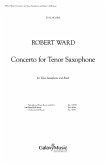 Concerto for Tenor Saxophone and Band Concerto for Tenor Saxophone and Band