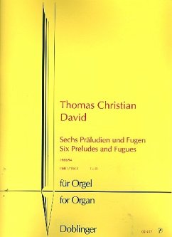 Cover 6 Präludien und Fugen Band 1 (Nr.1-3) für Orgel