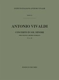 A. Vivaldi Concerti Per Vl., Archi E B.C.: In Sol Min. Rv 330 Concerti Per Violino