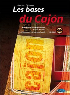 Cover Matthias Philipzen, Bases du Cajon Percussion Buch + CD