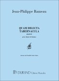 Rameau Quam Dilecta Ch. Femmes Canto (O Voce Recit) E Pianoforte