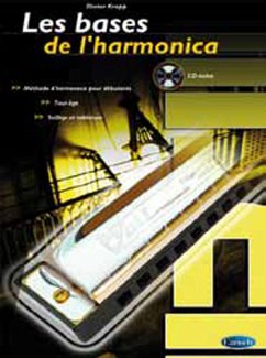 Cover Dieter Kropp, Les Bases de l'Harmonica Harmonica Buch + CD