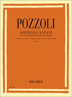 Cover E. Pozzoli Solfeggi Cantati Con Accompagnamento Di Pianoforte Opera Theory