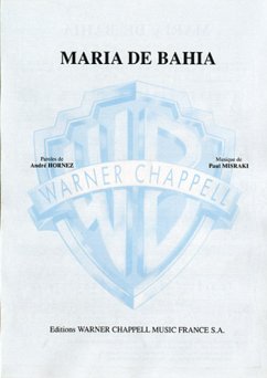 Cover Maria De Bahia Vocal and Piano Buch