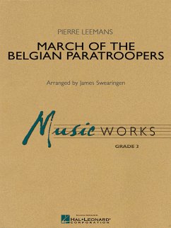 Cover Pierre Leemans, March Of The Belgian Paratroopers Concert Band Partitur