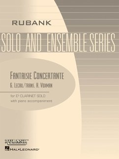 Cover G. Lecail, Fantaisie Concertante Clarinet Partitur + Stimmen