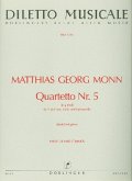 Streichquartett g-Moll Nr.5 Partitur und Stimmen