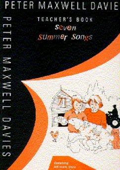 Cover Peter Maxwell Davies: Seven Summer Songs Percussion, Piano, Soprano (Descant) Recorder, Voice Score