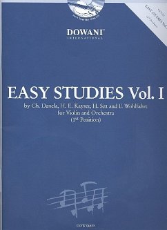 Cover Easy Studies vol.1 (+CD) für Violine und klavier 1.Lage