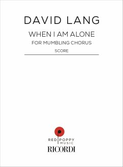Cover When I am Alone