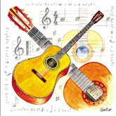 Little Snoring Gifts: Fridge Magnet - Guitar