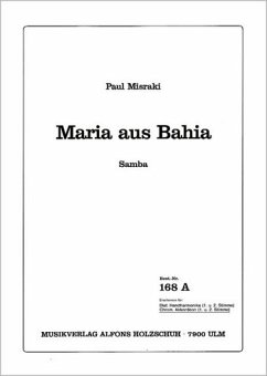 Cover Maria aus Bahia für Akkordeon (mit 2. Stimme)