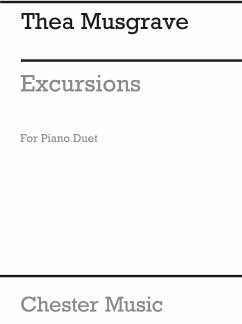 Cover Thea Musgrave: Excursions: 8 Pieces For Piano Duet Piano Duet Instrumental Work