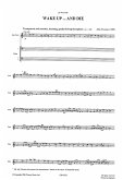 Wake up and die for solo cello and cello ensemble score and parts, archive copy