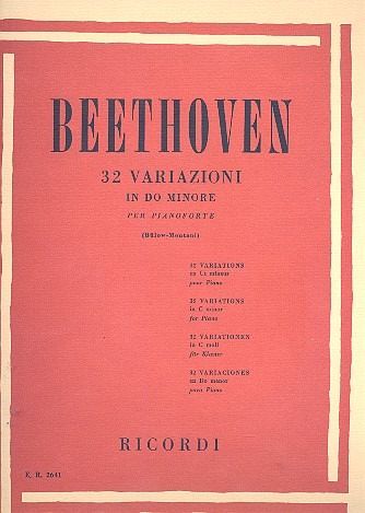 32 Variationen c-Moll für Klavier