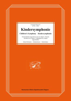 Cover Kindersymphonie for Schülerorcester Partitur