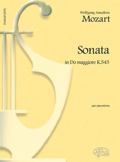 Cover Wolfgang Amadeus Mozart, Sonata in Do Maggiore K.545, per Pianoforte Klavier Buch