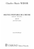 Widor Silence Ineffable Cht-Piano Vocal and Piano