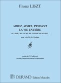 Liszt Aimez, Aimez... Vx Ele Canto (O Voce Recit) E Pianoforte