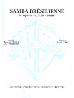 Cover Samba Bresilienne Vocal and Piano Buch