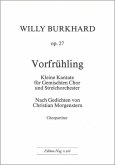 Burkhard, Willy Vorfrühling op 27 Partitiur