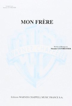 Cover Maxime Leforestier, Mon Frere Vocal and Piano Buch