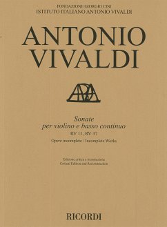 Cover PR1440 Sonate for violin and Bc score