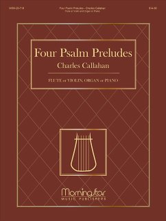 Cover 4 Psalm Preludes: Flute or Violin, Organ or Piano