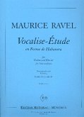 Vocalise-Étude en forme de Habanera für Violine und Klavier