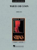 Tom May, March and Canon for Strings Streichorchester Partitur + Stimmen