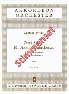 Einfeld, Werner Zwei Stücke für Akkordeon-Orchester Akkordeonorchester Stimmenset