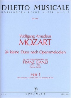 Cover 24 kleine Duos nach Opernmelodien Band 1 für 2 Violoncelli