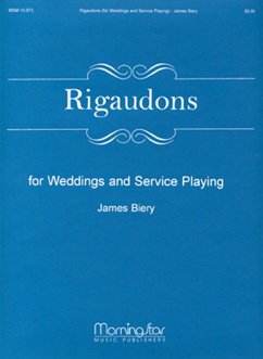 Cover Rigaudons for Weddings and Service Playing