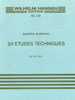 Cover 24 etudes techniques op.63 cahier 1 pour flute seule