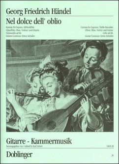 Nel dolce dell'oblio (Kantate) für Sopran, Altblockflöte und Gitarre (Violoncello ad lib.)