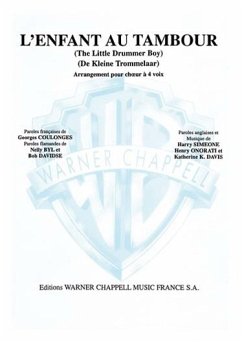Enfant Au Tambour SATB Buch Cover Enfant Au Tambour SATB Buch
