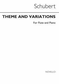 Franz Schubert, Theme And Variations D.935 No.3 (Flute/Piano) Flöte und Klavier Buch