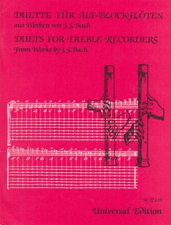 Cover Duets for Treble Recorders