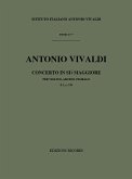 A. Vivaldi Concerto Per Vl., Archi E Cemb. In Si Bem. Magg. Concerti Per Violino