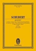 Quintett A-Dur D667 für Violine, Viola Violoncello, Kontrabaß und Klavier Studienpartitur