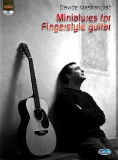 Cover Davide Mastrangelo, Miniatures For Fingerstyle Guitar Gitarre Buch