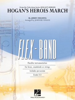 Cover Jerry Fielding, Hogan's Heroes March 5-Part Flexible Band and Opt. Strings Partitur