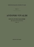 Sonata in sol maggiore F.XIII:13 (RV25) per violino e basso continuo partitura