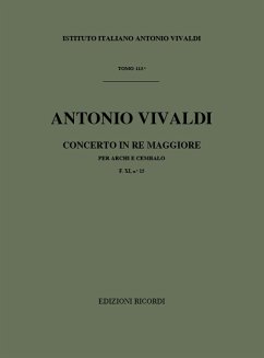 A. Vivaldi Concerti Per Archi E B.C.: In Re Rv 126 Concerti Per 2 Sinfonie Per Archi