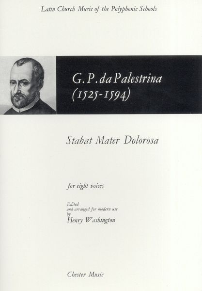 Stabat mater dolorosa for 8 voices (mixed chorus) a cappella score
