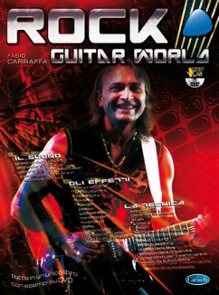 Cover Fabio Carraffa, Rock Guitar World + Dvd Gitarre Buch