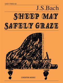 Cover Sheep may safely graze from BWV208 for piano