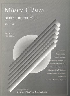 Cover CARMK12600 Música Clásica para Guitarra Fácil, Volumen 4