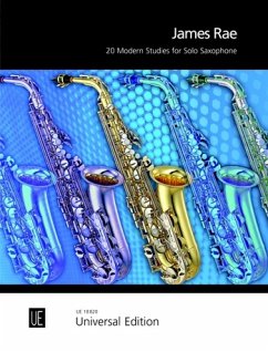 Cover 20 Modern Studies For Solo Saxophone