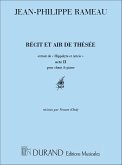 Rameau Recit Et Air De Thesee Vocal and Piano